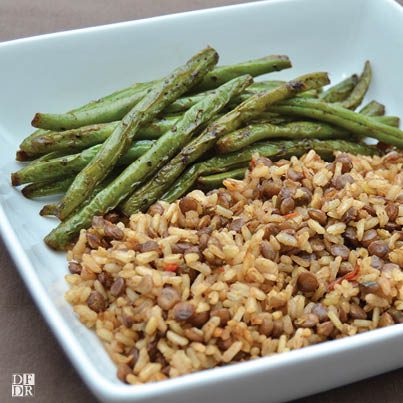 A Zesty Green Bean Dinner