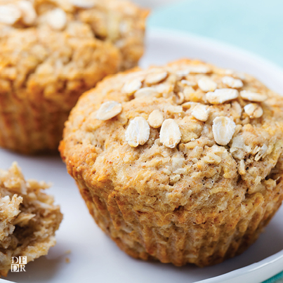 Apple Muffins with Rolled Oats